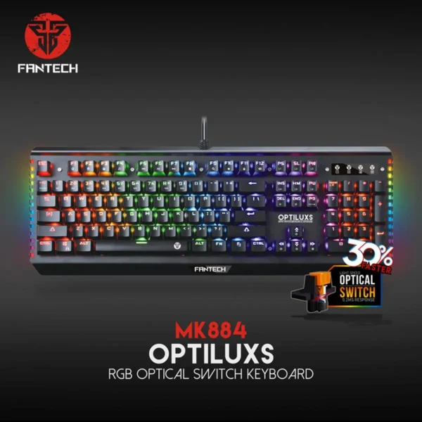 Fantech MK884 Optiluxs RGB Mechanical Keyboard