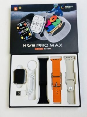 HW9 Pro Max Smart Watch (3 Straps in 1)