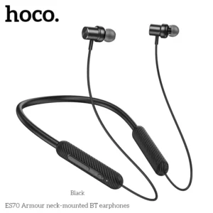 Hoco ES70 Long Battery Backup Bluetooth Neckband