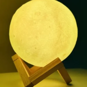 Rechargeable 3D Moon Lamp with 16 Colour Changing Remote Controller