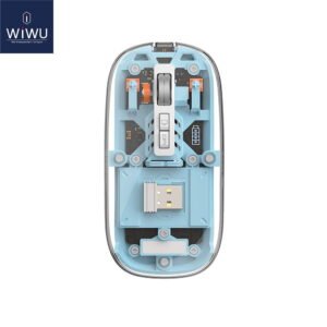 Trendy Hot Selling WIWU Crystal Transparent Wireless Mouse