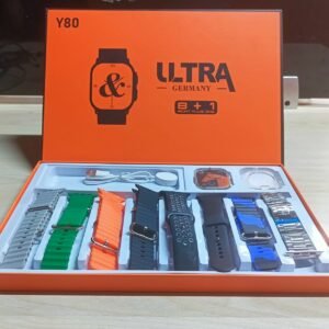 Y80 Ultra Smartwatch With 8 Strap