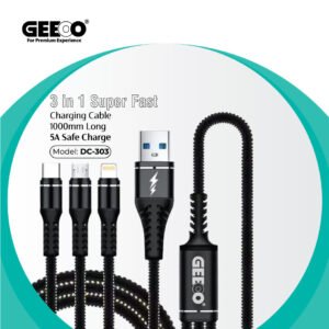 Geeoo DC-301 3in1 Long Data Cable