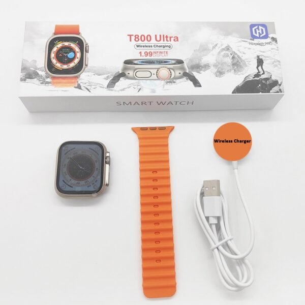 T800 Ultra Smartwatch Series 8 with Wireless Charging - Image 5