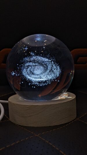 3D LED Crystal Ball – Multicolor