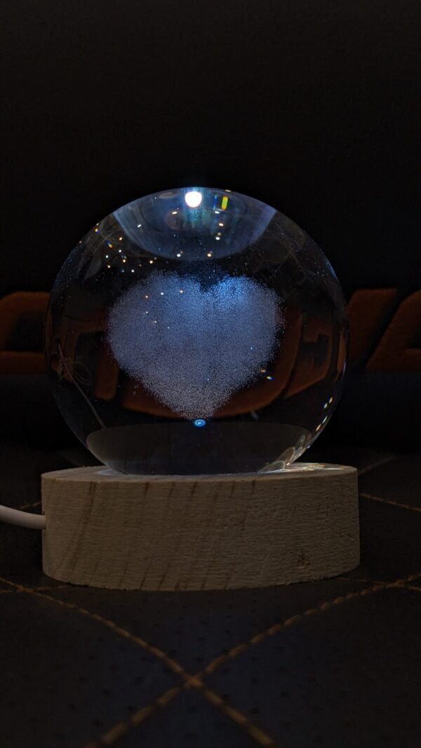 3D LED Crystal Ball - Image 4