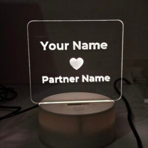 Custom Text Acrylic Lamp