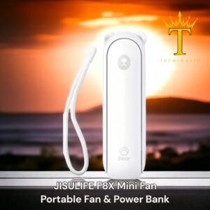 JISULIFE F8X Mini Fan & Power Bank (Upgrade Version)