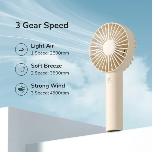 JISULIFE FA21 Handheld Portable Fan - Image 2