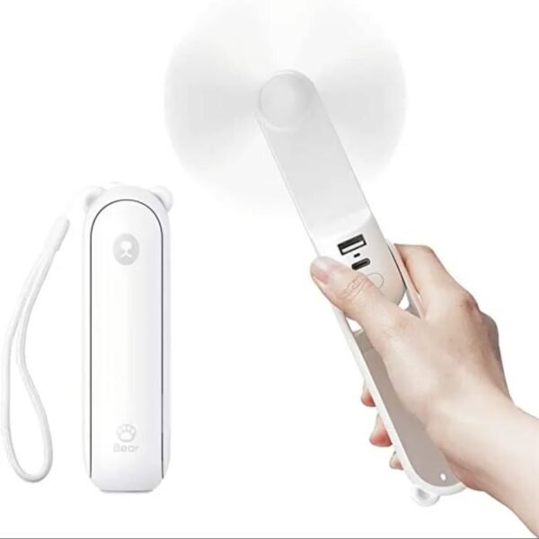 JISULIFE F8X Mini Fan Portable Fan & Power Bank - Image 5