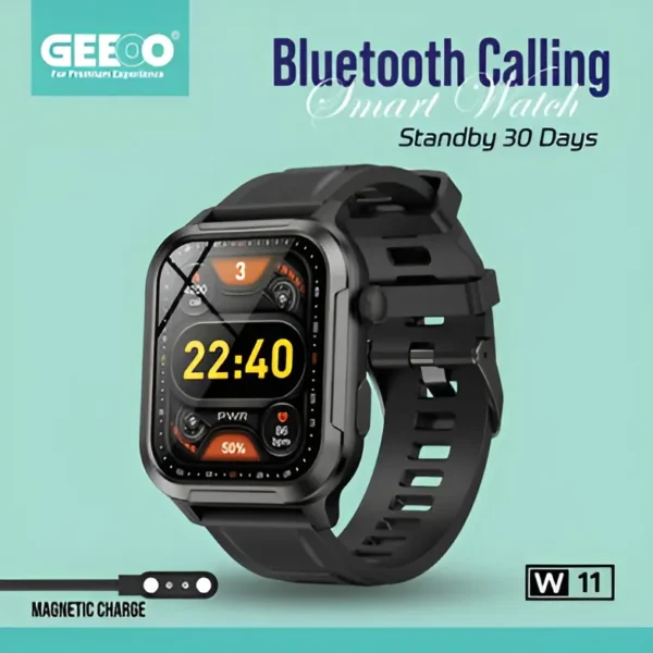 Geeoo W11 Bluetooth Calling Smart watch - Image 3