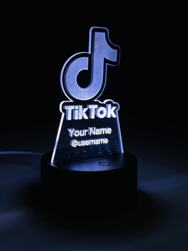 Customizable Influencers Acrylic Lamp